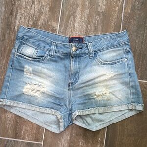 Clube Jeans by Luigi Bertolli Denim Distressed Jean Shorts